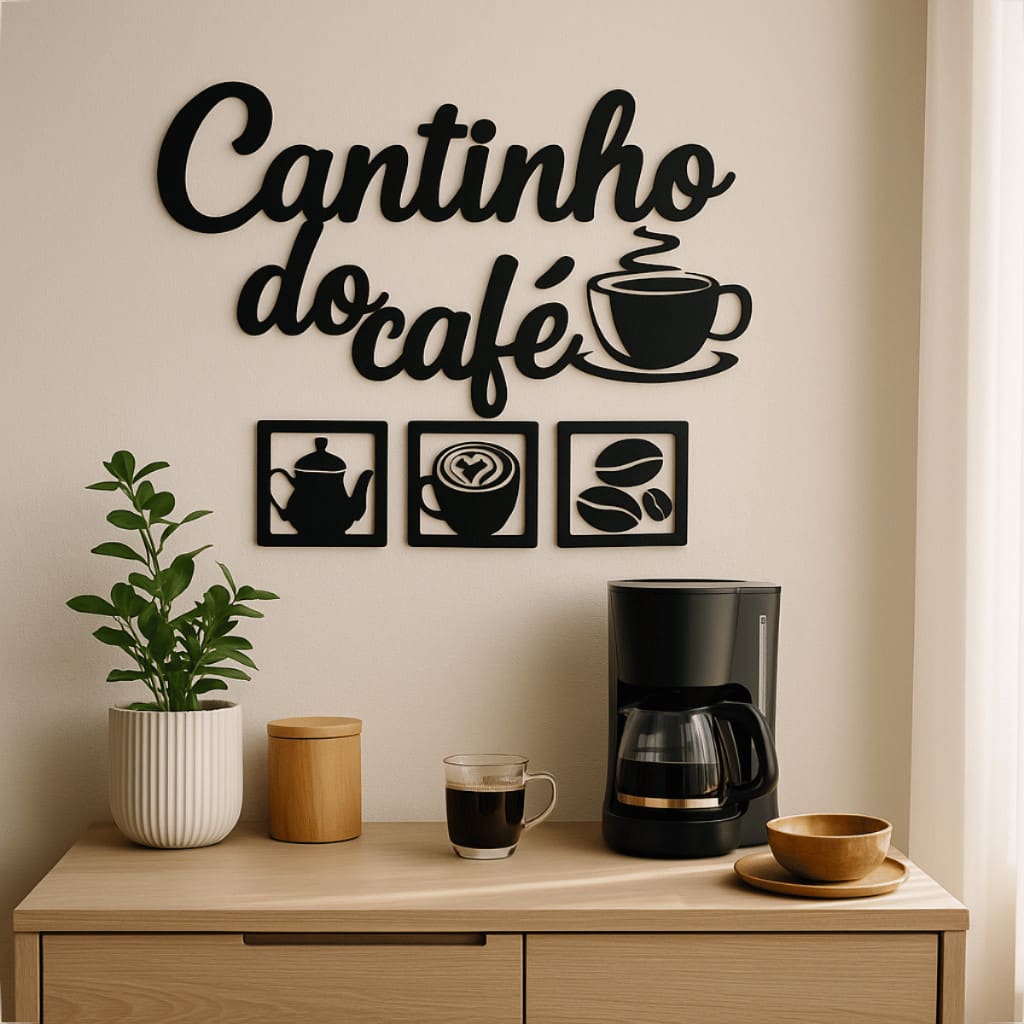Kit Cantinho Do Café Lindo!